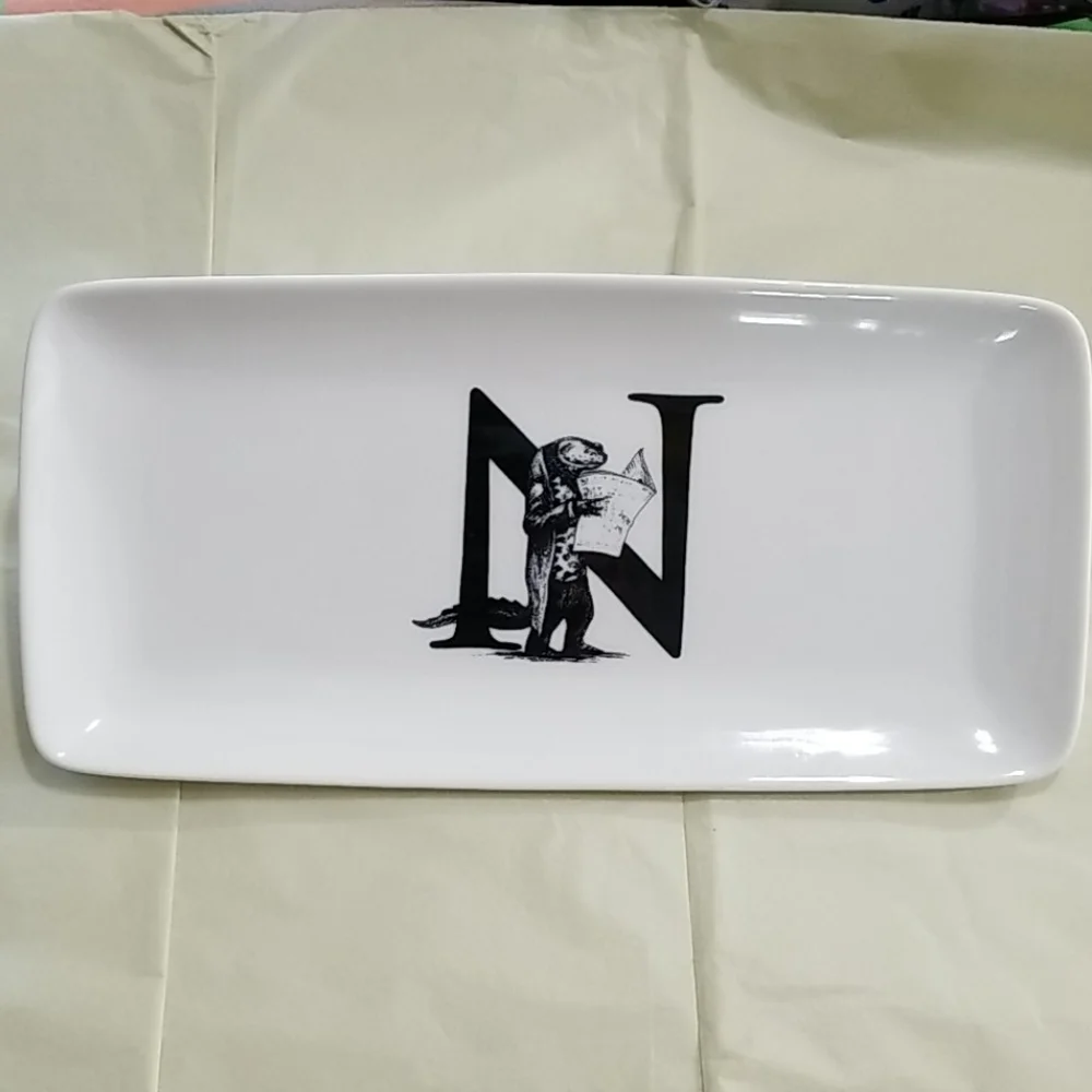 Williams-Sonoma x Rory Dobner N Newt With Newspaper Plate NWT